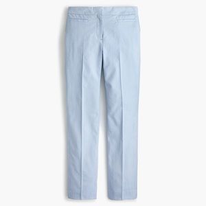 NWT J.Crew French girl pant in Italian cotton blue size 12